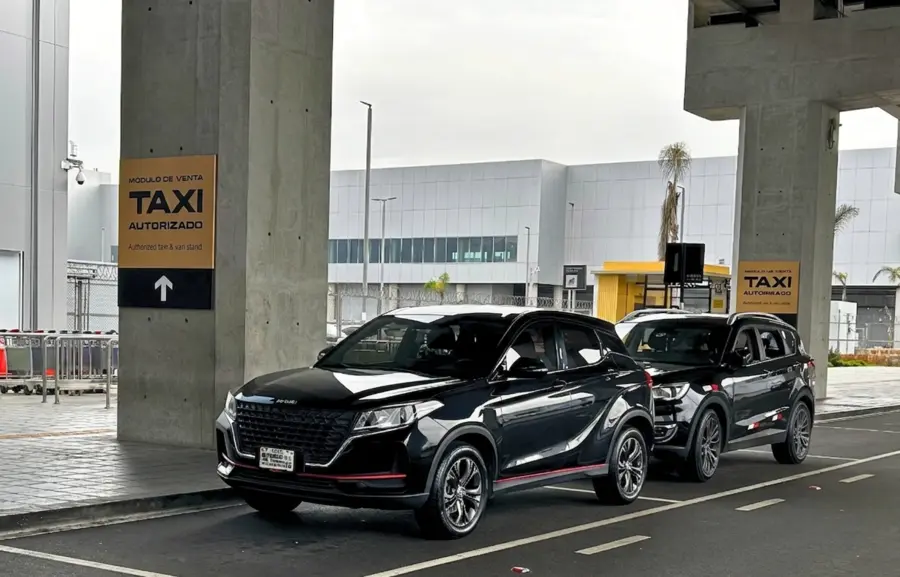 taxi en el aeropuerto