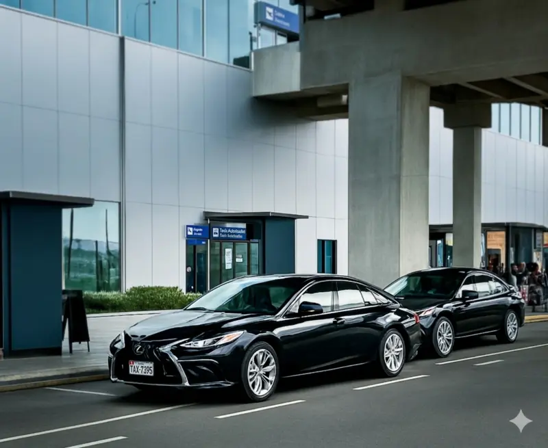 taxi en el aeropuerto